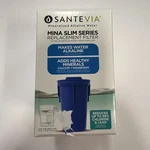 Santevia Mina Slim Series Alkaline Water Replacement Filter 1 Pack. Fixed Price $14.95.
