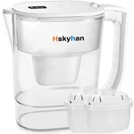 Hskyhan 3.8l Alkaline Water Filter Pitcher - Improves Ph, Long Lasting Filters. Fixed Price $49.65.