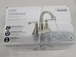 Kohler Lilyfield 4" Centerset Bathroom Sink Faucet - Vibrant Brushed Nickel. Fixed Price $48.88.