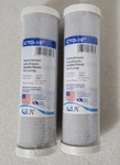 2-pack Aqua Cto-10 Carbon Block Water Filter Cartridges Activated. Fixed Price $19.75.