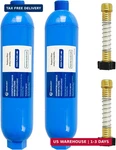 Hourleey 2 Pack Rv Inline Water Filter With Flexible Hose Protector, Reduce Ba. Fixed Price $35.48.