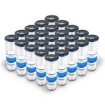 Pleated Poly Sediment Water Filter Cartridge Standard 2.5x10" 1 Micron 25 Pack. Fixed Price $85.00.
