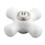 Kingston Brass Ksh395.pxh Hot Porcelain Cross Handle - Nickel. Fixed Price $34.08.