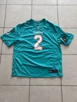 Men's Nike Bradley Chubb Aqua Miami Dolphins Game Player Jersey Xxl. Fixed Price $59.99.