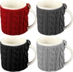 Skyley 4 Pcs Coffee Mug Cozy 18 X 9 Cm / 7.09 3.54 Inches, Assorted Color. Fixed Price $14.43.