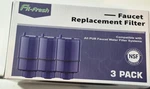 Fil-fresh Faucet Replacement Filter Compatible All Pur 3 Pack. Fixed Price $11.00.