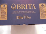 Brita Water Filtration System 10 Cup Pitcher White W/elite Filter. Fixed Price $20.98.