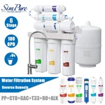 6 Stage 100gpd Alkaline Ro Reverse Osmosis Drinking Water Filter System Purifier. Fixed Price $135.99.