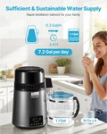 Vevor Water Distiller, 4l 1.1 Gallon Pure Purifier Filter For Home Table C. Fixed Price $140.95.