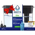 Brita Extra Large Ultramax 27 Cup Black Filtered Water Dispenser. Fixed Price $80.16.