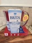 Brita 6 Cup Water Filter Pitcher - Red. Fixed Price $15.00.