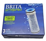 Brita Stream Water Filtration Filters Pack Of 3 New In Box Model 0b05. Fixed Price $21.95.