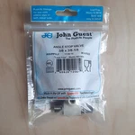 John Guest 3/8" X3/8"x1/4" Angle Stop Adapter Valve Lead Free Part # Asvpp1lf. Fixed Price $5.00.