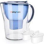 Hskyhan Alkaline Water Filter Pitcher - 3.5 Liters Improve Ph, 2 Filters Include. Fixed Price $41.95.