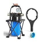6-layer Rv Water Filter With Stand And Pressure Gauge, 3/4" Ght Metal Threads.... Fixed Price $150.05.