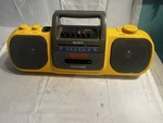 Sony Cfs-914 Sports Mega Bass Radio Yellow Boombox Works Tape Does Not. Fixed Price $49.99.