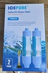 Icepure Inline Rv Water Filter Kdf & Gac 3/4" Thread - 2 Pack. Fixed Price $18.74.