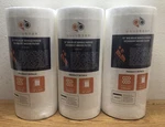 (3) Aquaboon Sediment Water Filter Whole House Big Blue 5 Micron 10"x4.5" Sealed. Fixed Price $74.99.