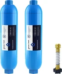 Rv/marine Water Filter With 1 Flexible Hose Protector, Greatly Reduces Bad Taste. Fixed Price $39.97.