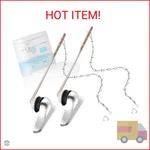 Yupjlia 2 Pack Toilet Handle Replacement Kit, Front Mount Flush Lever Rep. Fixed Price $9.90.