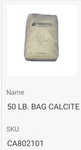 Calcite (imerys) 50 Lb Bag Ca802101 Great Price Local Pick Up Chicagoland. Fixed Price $68.00.