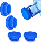 Water Jug Caps 5 Gallon Reusable Silicone - Strong Sealing No Spill Top Blue. Fixed Price $13.35.