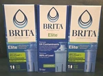 3 Pack Brita Elite Replacement Filter 6 Month Life 36243 New Sealed Boxes. Fixed Price $32.50.