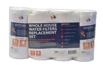 Lot Of 4 Aquaboon Whole House Water Filter Replacement Set String Wound 10 X 4.5. Fixed Price $68.99.