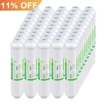 50 Pack 10"x2" T33 Inline Post Carbon Polishing Water Filter 1/4" Quick Connect. Fixed Price $9.87.