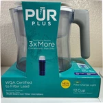 Pur Plus 12 Cup Water Filter Pitcher Ocean Blue Ppt0020 Lead Reducing Bpa Free. Fixed Price $23.88.