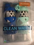 New Aquasana Active "the Clean Water Bottle" 2 Pk Filter Bottles Blue Aqua. Fixed Price $29.98.