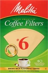 Melitta #6 Cone Coffee Filters, Unbleached Natural Brown, 40 Count (pack Of.... Fixed Price $68.75.