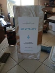 Invigorated Water Ph Vitality Stainless Steel Alkaline Filter Pitcher Gold. Fixed Price $25.50.