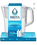 Brita Champlain 10-cup Water Filter Pitcher + 2 Filters Smartlight New. Fixed Price $22.00.