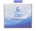 Glacial Pure Gp001 Replacement Refrigerator Water Filter Factory Sealed 3 Pack. Fixed Price $44.99.