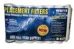 Watts Premier Wprl-58 Ro Filter Kit 5-stage Reverse Osmosis 1 Yr Supply New. Fixed Price $47.99.