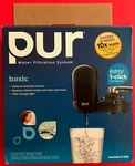 Pur Maxion Advanced Water Faucet Filter System Black Style New Open Box. Fixed Price $28.59.