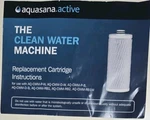 2 Pack New Aquasana Aq-cwm-r-d Clean Water Machine Replacement Filter Cartridge. Fixed Price $32.00.