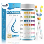 175-count 7-way Hot Tub & Pool Test Strips - Accurate Bromine, Total Alkali. Fixed Price $19.84.