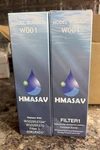 Hmasav Replacement Refrigerator Water Filters W001 Filter1 New Lot Of 2. Fixed Price $19.95.
