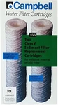 Campbell 1ss Sediment Filter Cartridge, 5 Micron, 9-3/4" 2 Count (pack Of 1). Fixed Price $41.90.