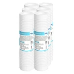 6 Pack 0.5/1/5 Micron 10"x2.5" Grooved Sediment Water Filter Ro Replacement Nsf. Fixed Price $20.96.