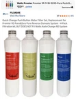 Filsadae 4-pack Cartridge Filter Set For Watts Ro Pure & Zero. Fixed Price $38.71.