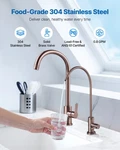 Ro Water Faucet, Lead-free Stainless Steel Drinking Faucets With S. Fixed Price $56.12.