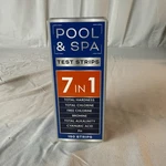 Easytest 7-way Pool Test Strips 150 Water Chemical Testing For Hot Tub. Fixed Price $7.00.