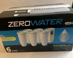 New 6 Original Zero Water 5 Stage Tds Replacement Filter Zr006 Bag Sealed. Fixed Price $59.00.