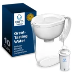 Brita Large Water Filter Pitcher For Tap And Drinking Water, Includes 1 Standard. Fixed Price $44.55.