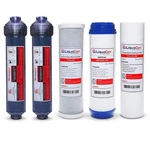 Liquagen 6 Stage Rodi Filter Kit Reef Aquarium Dual Di Tds 2.5"x10". Fixed Price $65.99.