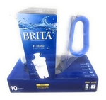 Brita New Sealed Large 10-cup Water Filter Pitcher With 2 Standard Filters. Fixed Price $32.99.