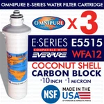 3x Omnipure Genuine E5520-sb- Mad Compatible Water Filter Made In Usa. Fixed Price $104.15.